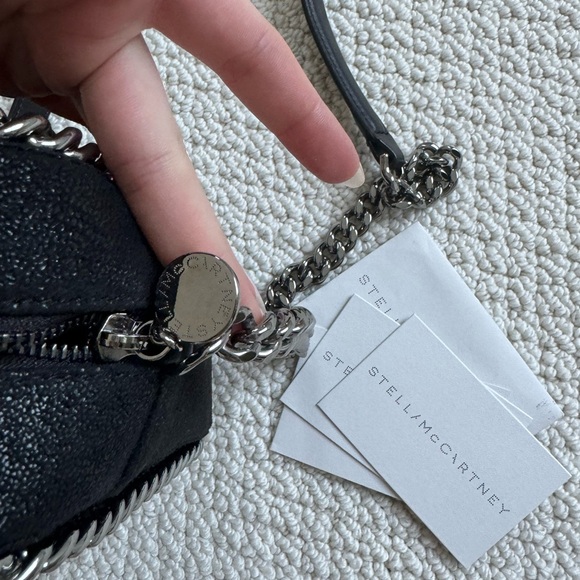 Stella McCartney black camera bag crossbody or shoulder bag - Picture 5 of 16